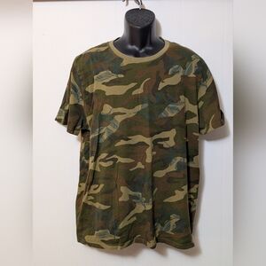 Men's Gap Camo Everyday Outdoor Camouflage Short Sleeves T-Shirt Size XL